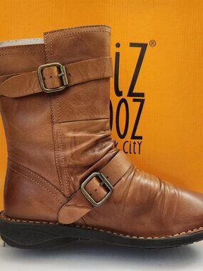 Miz Mooz Pasha Brandy Leather Boots. NIB. Size 7.5